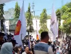 Pasangan Seto-Rezki Resmi Mendaftar di KPU Makassar, Diantar Ribuan Pendukung