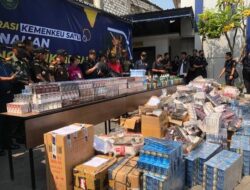 Bea Cukai Musnahkan Rokok dan Miras Ilegal, Nilainya Capai Rp165 M