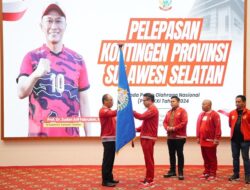 Dilepas Pj Gubernur, 630 Atlet Sulsel Akan Bertanding di PON Aceh-Sumut