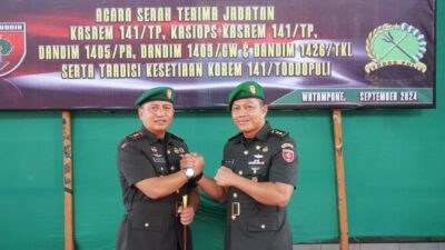 Dandim 1409/Gowa Resmi Dijabat Letkol Inf Heri Kuswanto, Ini Profilnya