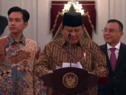 Prabowo Umumkan Nama-nama Menteri Kabinet Merah Putih, Berikut Daftarnya