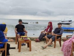 Camat dan Ketua TP PKK Sangkarrang Kunjungan Kerja ke Barrang Lompo