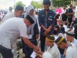 Buka Puasa Bersama Anak Yatim dan Kaum Duafa, Ini Harapan Camat Sangkarrang