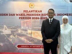 Andi Seto Hadiri Pelantikan Presiden Prabowo