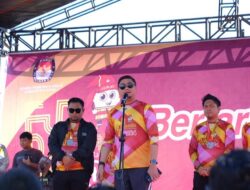 KPU Gowa Gelar Fun Run PARAGA 2024, Adnan Beri Apresiasi