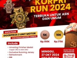Jangan Lewatkan, Pemprov Sulsel Bakal Gelar Korpri Run 27 Oktober