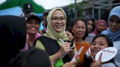 Lanjut Blusukan di Biringkanaya, Rezki Perkenalkan BPJS Gratis