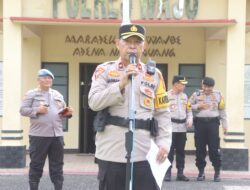 Kapolres Wajo Minta Pengamanan TPS Diperketat Sampai Selesai Penghitungan Suara