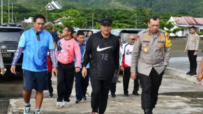 Bus Bekas Bantuan Kapolda Sulbar Dijadikan Terumbu Karang Buatan di Laut Mamuju