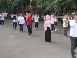 Pegawai dan Staf PUPR Gowa Antusias Ikut Senam Rabu Sehat