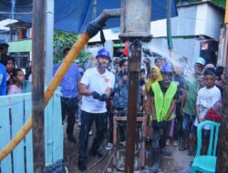 Bukan hanya Janji, Andi Seto Resmikan Pembuatan Sumur Bor untuk Warga Galangan Kapal