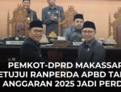DPRD Makassar Sahkan APBD 2025: Anggaran Resmi untuk Pembangunan Kota