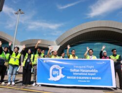 Pj Sekda Hadiri Peresmian Penerbangan Baru Garuda Indonesia Rute Makassar-Balikpapan