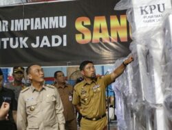Pjs Wali Kota Makassar Bersama Pj Gubernur Sulsel Tinjau Gudang Logistik KPU