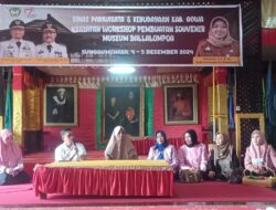 Disparbud Gowa Rangkul Harpi, Jadikan Museum Balla Lompoa Lokasi Workshop Pembuatan Souvenir