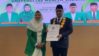 Resmi! Hambali Thalib Dilantik Jadi Rektor UMI Makassar