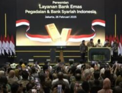 Resmikan Bank Emas Pertama di Indonesia, Prabowo: Persiapannya Empat Tahun Lebih