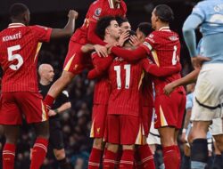 Manchester City Dipermalukan Liverpool di Etihad Stadium, Salah Cetak Gol