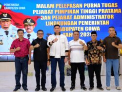 Bupati Adnan Lepas Purna Tugas Empat Pejabat Gowa