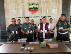 Kodam I/BB Berhasil Amankan Narkoba Jenis Sabu Seberat 1 Kg, 1 Orang Ditangkap