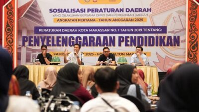 Sosialisasi Perda Pendidikan, Andi Odhika: Anak Harus Bisa Sekolah