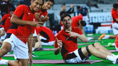 Skuad Garuda Latihan Perdana Jelang Lawan Australia, Patrick Kluivert Optimistis