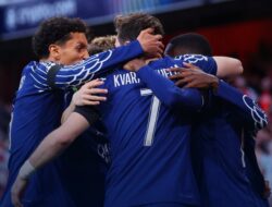 PSG Menang di Kandang Arsenal Berkat Gol Cepat Ousmane Dembele