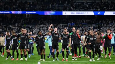 Liga Champions: Arsenal dan Inter Lolos ke Semifinal