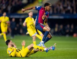 Barcelona Menang Besar, Ini Hasil Leg Pertama Perempat Final Liga Champions