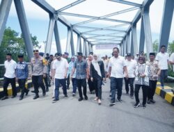 Bupati Bone Andi Asman Resmikan Jembatan Sungai Angkue