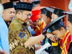 Hadiri Wisuda Santri, Darmawangsyah Apresiasi BKPRMI dalam Sukseskan Bebas Buta Aksara Al-Qur’an di Gowa