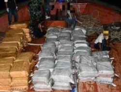 TNI AL Gagalkan Penyelundupan 1,9 Ton Narkoba, Diangkut Kapal Ikan Berbendera Thailand