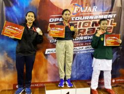 Diikuti Ratusan Karateka, Srikandi Lantamal VI Raih Juara 2 di Fajar Open Karate Championship