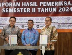 Ketua DPRD dan Wali Kota Makassar Terima LHPK Semester II 2024 dari BPK Sulsel
