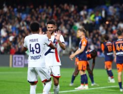 Hasil Liga Prancis: PSG Menang di Markas Montpellier, Monaco Tempel Ketat Marseille