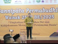 Momentum Hari Raya Waisak, Munafri Ajak Masyarakat Perkuat Keberagaman dan Toleransi