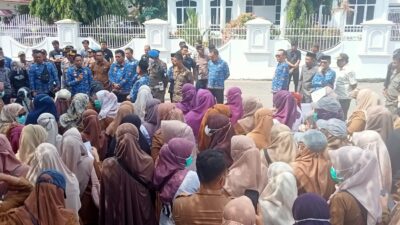 PPPK Enrekang Demo di Rujab Bupati, Tuntut SK Segera Diperpanjang