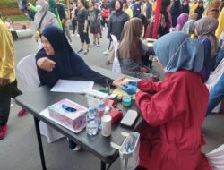 HUT ke-79 Bhayangkara, Polres Gowa Gelar Donor Darah di CFD