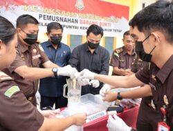 Ada 183 Gram Sabu, Kejari Wajo Lakukan Pemusnahan Barang Bukti