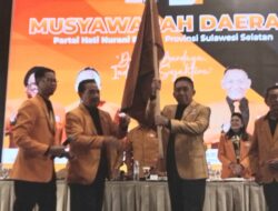 Terpilih Aklamasi, Andi Muhammad Resmi Pimpin Hanura Sulsel 