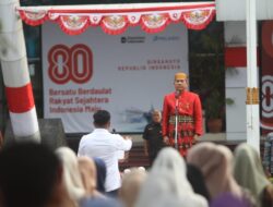 Pelindo Makassar Gelar Upacara Peringatan HUT ke-80 Kemerdekaan RI