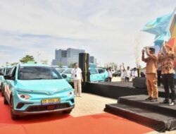 Green SM Resmi Mengaspal, Taksi Listrik Modern Pertama di Makassar