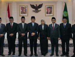 Lantik Tujuh Pejabat Eselon II, Menag: Ini Amanah Sekaligus Tantangan, Harus Berintegritas