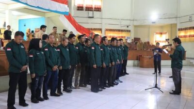 Lantik Pengurus SMSI Pinrang, Ini Pesan Anwar Sanusi