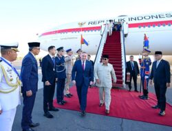 Tiba di Mesir, Presiden Prabowo akan Hadiri KTT Perdamaian Sharm El-Sheikh