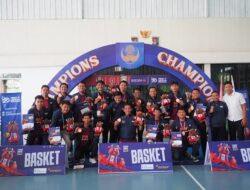 Tim Basket Beregu Putra Sulsel Raih Perunggu di Pornas Korpri XVII Palembang