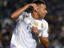Liga Champions: Kylian Mbappe Cetak Hattrick, Real Madrid Pesta Gol ke Gawang Kairat Almaty