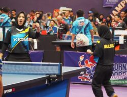 PORNAS Korpri XVII: Tim Tenis Meja Beregu Putri Sulsel Hadapi Jatim di 8 Besar