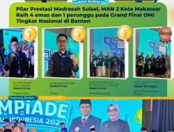 Tambah Daftar Prestasi Nasional, Siswa MAN 2 Makassar Boyong Emas dan Perunggu di Ajang OMI 2025
