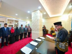 Sekda Jufri Rahman Lantik 4 Pejabat Fungsional Ahli Utama, Ini Daftarnya